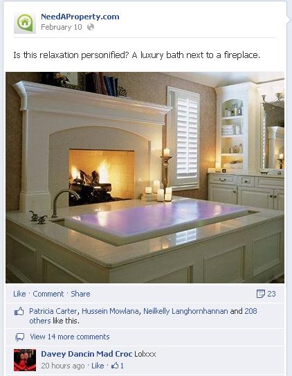 Engaging letting agent Facebook comments